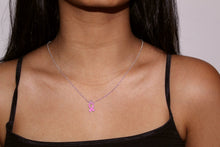 Load image into Gallery viewer, PINK RIBBON NECKLACES
